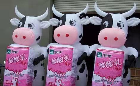 文安牛奶厂广告气模